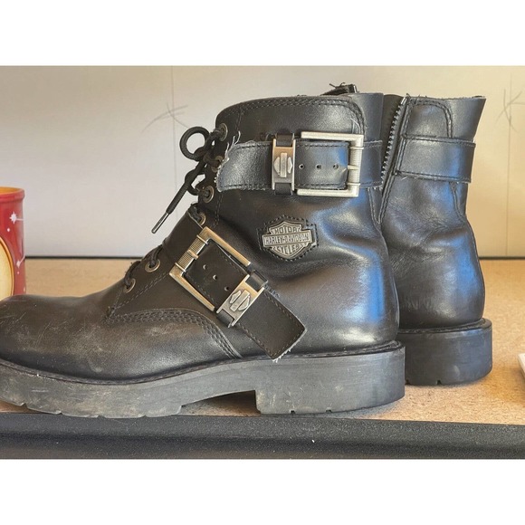 ladies harley davidson‎ boots size 9 - Picture 1 of 11